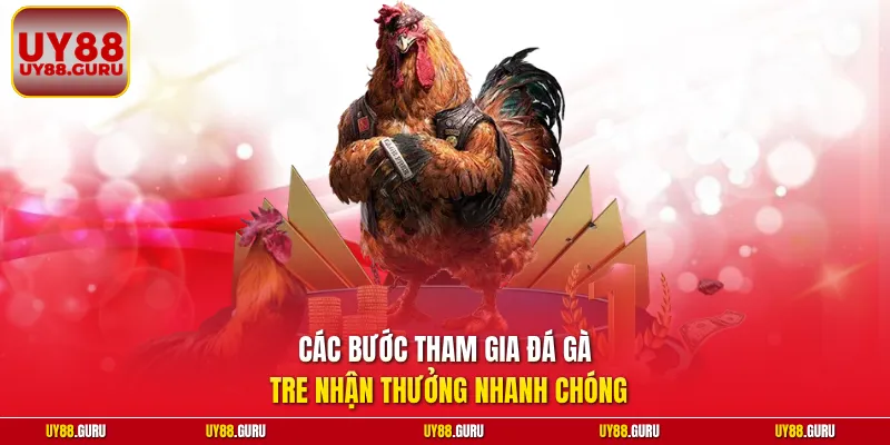 Các bước tham gia đá gà tre nhận thưởng nhanh chóng